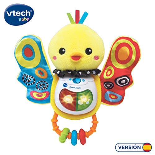 VTech-80-185322 Sonajero Pajarito pío con Voz, Color (3480-185322)