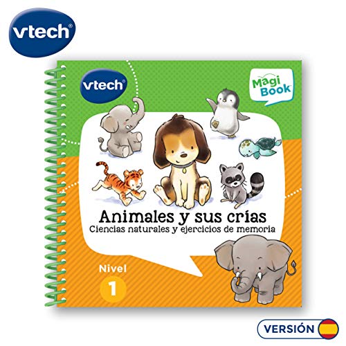 VTech- Animales Y Sus Crías Libro para Magibook, Multicolor, Talla Única (3480-480022)