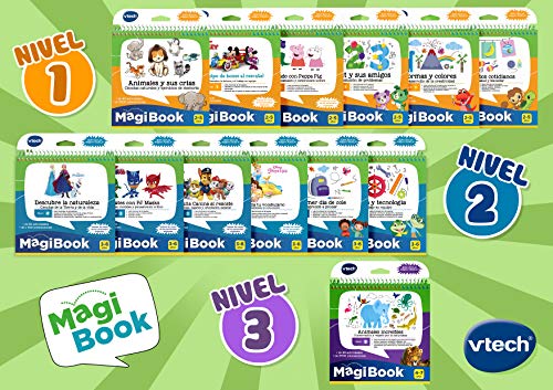 VTech- Animales Y Sus Crías Libro para Magibook, Multicolor, Talla Única (3480-480022)