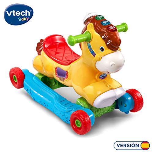 VTech- Baby Caballito Balancín 2 en 1, Multicolor (80-191422)