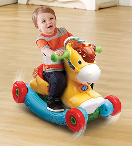 VTech- Baby Caballito Balancín 2 en 1, Multicolor (80-191422)