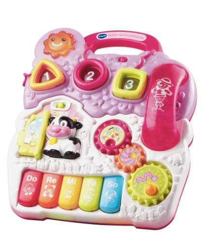 VTech Baby - Correpasillos andandín 2 en 1, Color Rosa, versión Alemana