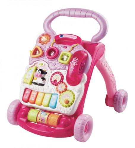 VTech Baby - Correpasillos andandín 2 en 1, Color Rosa, versión Alemana