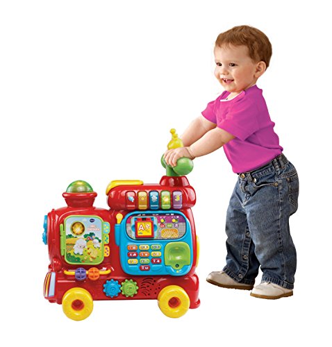 VTech Baby - Jueguete Educativo electrónico Maxi Tren 5 en 1, Multicolor, versión Alemana