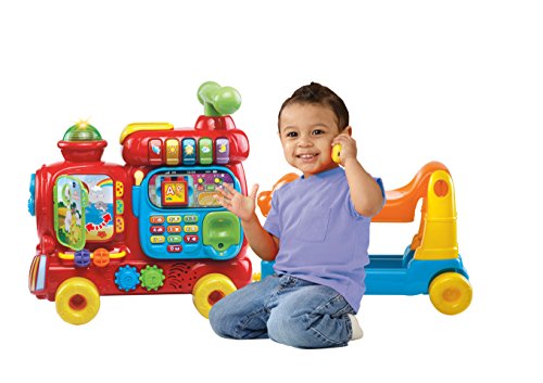 VTech Baby - Jueguete Educativo electrónico Maxi Tren 5 en 1, Multicolor, versión Alemana