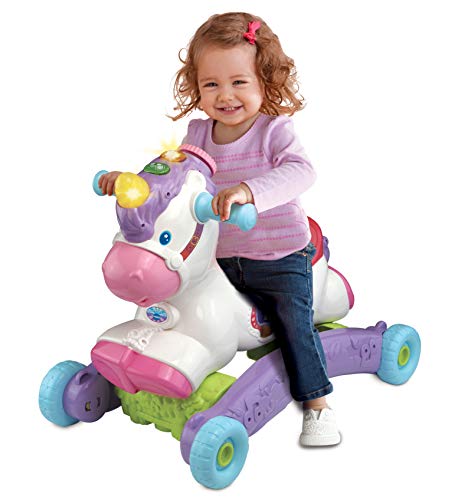 VTech- Baby Unicornio Balancín 2 en 1, Multicolor, Talla Única (3480-192322)