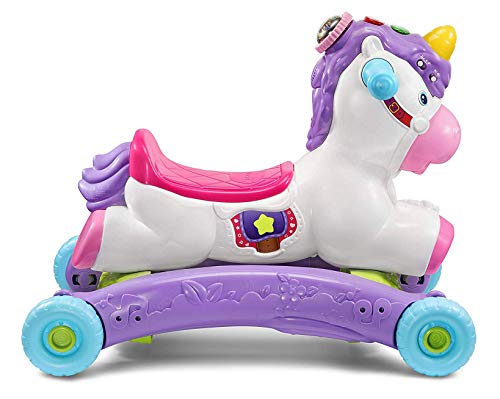 VTech- Baby Unicornio Balancín 2 en 1, Multicolor, Talla Única (3480-192322)