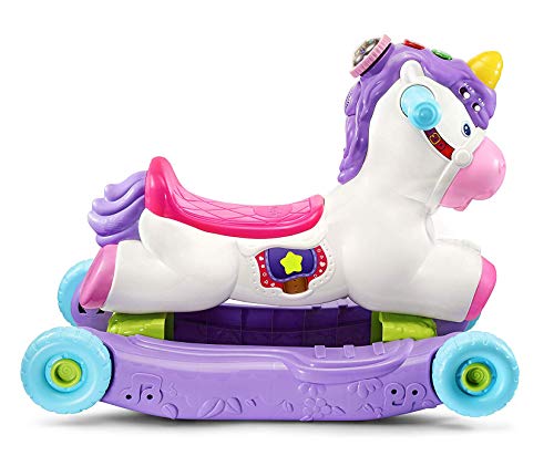 VTech- Baby Unicornio Balancín 2 en 1, Multicolor, Talla Única (3480-192322)