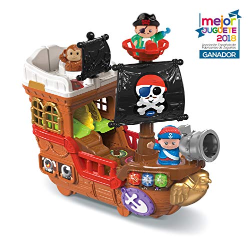 VTech Barco pirata, cazatesoros transformable en isla, incluye 3 figuras, (VTech 80-177822)