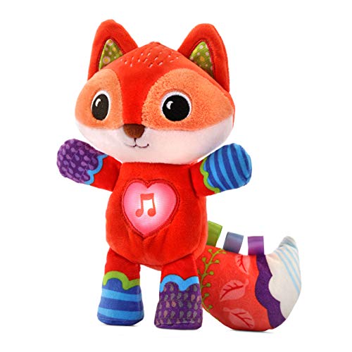 VTech - Bosque, Dulces sueños y Abrazos, Peluche Interactivo para bebés +3 Meses, Diferentes Texturas, botón Luminoso Que Activa + de 50 Canciones, melodías y Frases, Multicolor, versión ESP