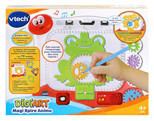 VTech DigiArt Magi Spiro Animo Niño/niña - Juegos educativos (AA, 375 mm, 89 mm, 279 mm, 860 g), Versión francesa