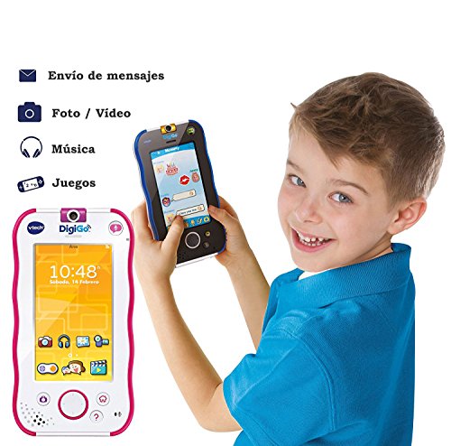 VTech - DigiGo, Tablet Educativo para niños, Color Azul (3480-168822) [versión española actualizada]