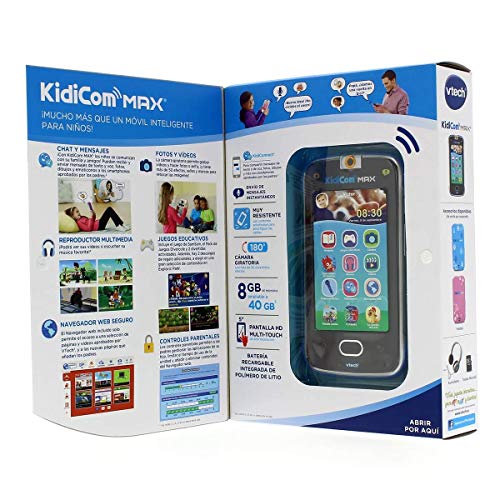 VTech Dispositivo multifunción Kidicom MAX, Color Azul (3480-169522)