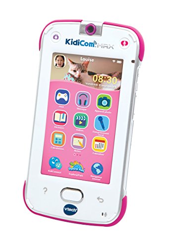 VTech - Dispositivo multifunción Kidicom MAX, Color Rosa, versión Francesa