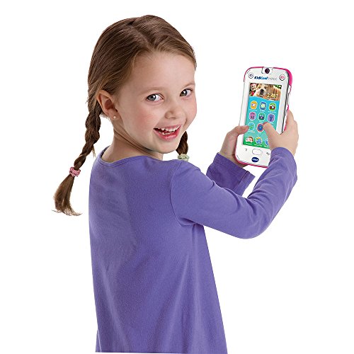 VTech - Dispositivo multifunción Kidicom MAX, Color Rosa, versión Francesa