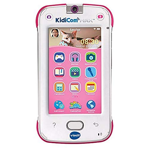 VTech - Dispositivo multifunción Kidicom MAX, Color Rosa, versión Francesa