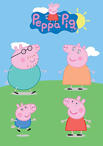 VTech - El teléfono de Peppa Pig, Móvil electrónico interactivo que simula una conversación telefónica, Voces de todos los personajes de la familia, actividades y animaciones (3480-523122)