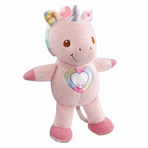 VTech-El Unicornio cantarín Suave Peluche Interactivo con Diferentes Texturas. (3480-528122)