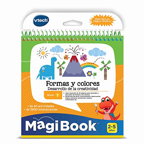 VTech – Formas y Colores Libro para Magibook, Multicolor (3480-480522)