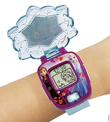 VTech- Frozen II, Anna y Elsa Disney Reloj Mágico Educativo, Multicolor, única (3480-518822)