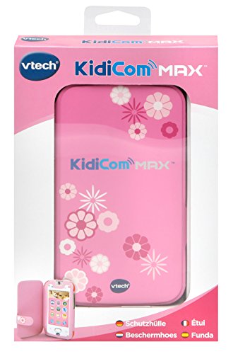 VTech - Funda Kidicom MAX, Color Rosa (80-401659)