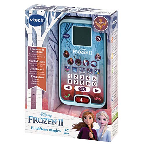 VTech II Disney frozen Teléfono Interactivo de Juguete, multicolor (3480-526122)