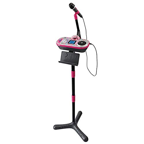 VTech- Kidi Super Star DJ Studio Juguete de Karaoke, Color Rosa (80-531704)