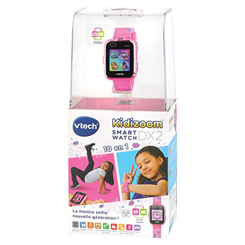 VTech- Kidizoom Smartwatch Connect DX2 Rose Reloj, Color Rosa (193835)