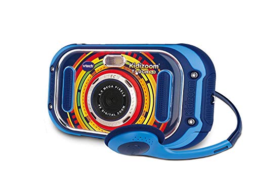 VTech Kidizoom Touch 5.0 - Cámara Infantil de Fotos Digital, Azul - Versión Alemana