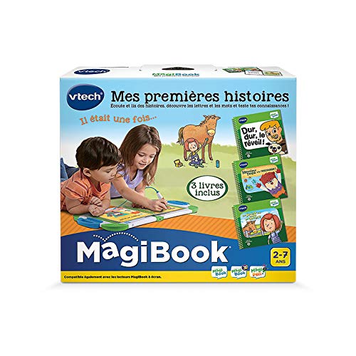 VTech MagiBook – Libros educativos para niños en Edad de guardería, Pack de 3