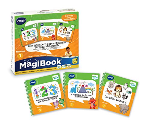 VTech MagiBook – Libros educativos para niños en Edad de guardería, Pack de 3