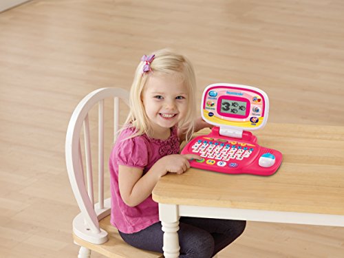 Vtech- Pequeordenador Juego Interactivo para Niños, Color rosa, única (80-155457)