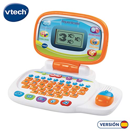 VTech - Pequeordenador Juego Interactivo para Niños, Multicolor (80-155422)