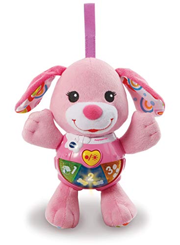 VTech- Pequeperrita Peluche Interactivo, Color rosa (3480-502357)