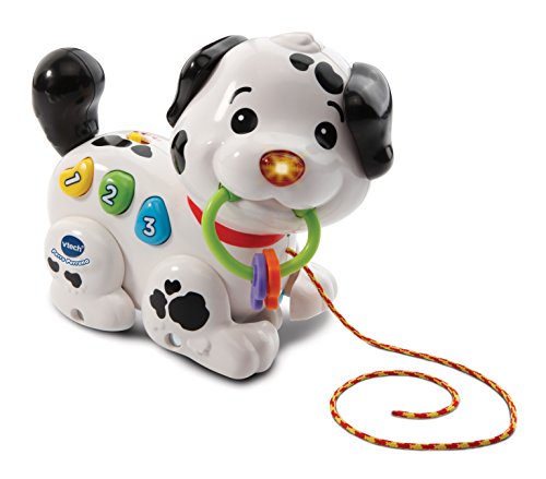 VTech Perruno, Arrastre Interactivo con Forma de Perro con Voz Frases Sonidos y Melodias, Multicolor, Talla Única (3480-502822)