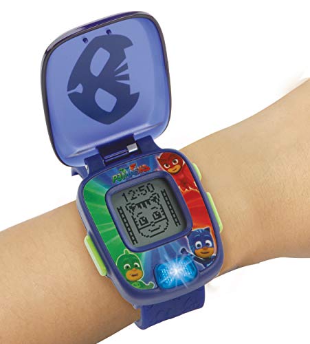 VTech PJ Masks Gatuno, Reloj Digital Educativo Que estimula el Aprendizaje e incorpora minijuegos y Actividades, Color Azul (3480-175822)