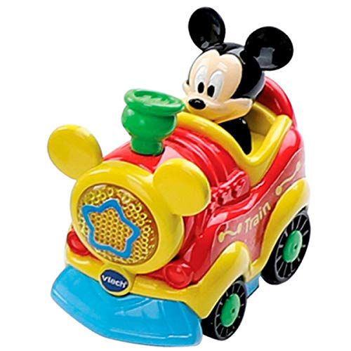 VTech Play Set electrónico interactivo con "La Estación de tren" y un coche exclusivo de Mickey (80-512222)