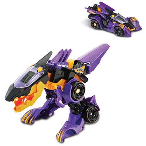 VTech- Rayo, el espinosaurio bólido de Carreras. Dinosaurio electrónico interactivo transformable en coche con voz, funciones, mas de 60 sonidos y frases. (3480-195222) , color/modelo surtido