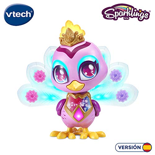 VTech- Sparklings Iris Pavo Real Interactivo, Multicolor (3480-532122)