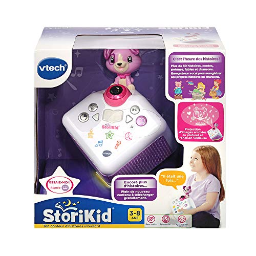 VTech StoriKid Mon Conteur D'Histoires (Rose) - Electrónica para niños (Multicolor, 3 año(s), Niño/niña, 8 año(s), Francés, AA)