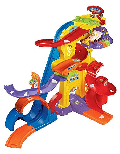 VTech - Superpista Looping TutTut Bólidos, Playset interactivo con diferentes tramos, pistas y giros 360º, incluye el coche de Bruno fórmula 1 (80-156922) , color/modelo surtido