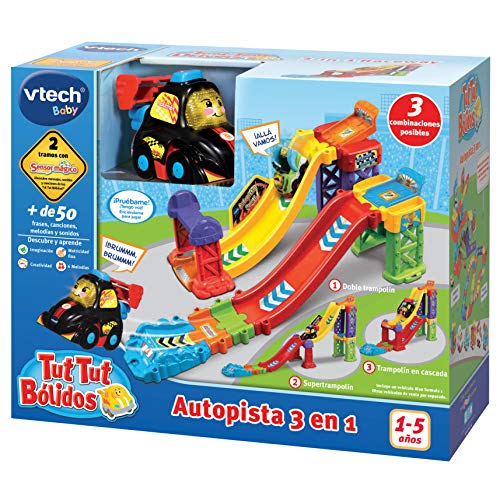 VTech- TTB Autopista 3 en 1 Pistas Coches tut bólidos. (3480-527522) , color/modelo surtido