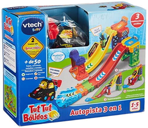 VTech- TTB Autopista 3 en 1 Pistas Coches tut bólidos. (3480-527522) , color/modelo surtido