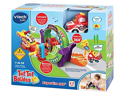 VTech- TTB Supergiro 360º Pistas Coches looping tut bólidos (3480-534922) , color/modelo surtido