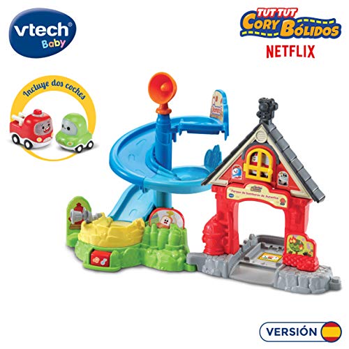 VTech- TTCory Bólidos Parque de bomberos de Autovilla + 2coches (3480-524022)