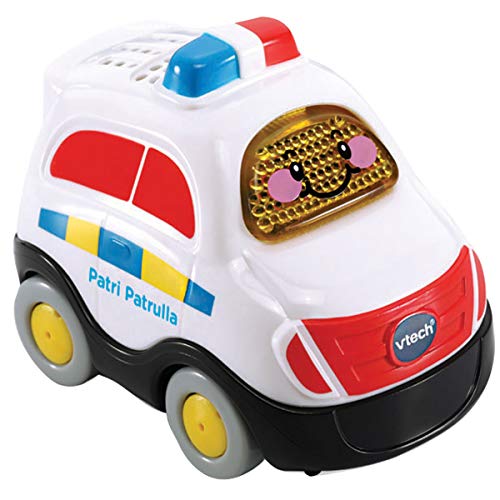 VTech - Tut Tut Bólidos Central de policía, Playset interactivo con diferentes tramos y niveles de pistas, incluye un coche de policía y otro de los ladrones, multicolor (3480-512922)