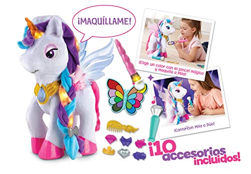 Vtech - Unicornio para Aprender a Maquillar Mientras Descubre Los Colores, Multicolor (80-182522) , color/modelo surtido