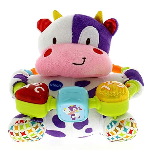 VTech- Vaca muusical Peluche Interactivo de Bebe con Suaves, Multicolor, única (3480-166022)