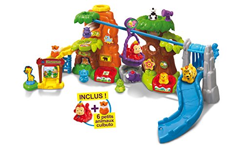 VTech-VTech-504605-Tut Tut Animo-Maxi Recorrido de la Selva + Tango/el Mono Rigolo, Multicolor, Talla única (504605)