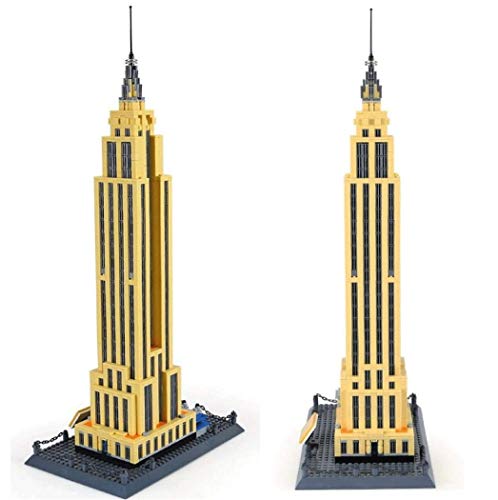 WANGE Empire State de Nueva York. Modelo de Arquitectura para armar con Bloques de construcción